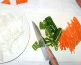 新たまねぎとひき肉の野菜炒め♪レモン風味作り方3写真