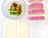 梅しそチーズのかまぼこ海苔巻き作り方1写真