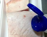簡単！豚バラブロックと野菜の酒蒸し作り方1写真