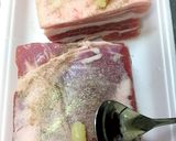 簡単！豚バラブロックと野菜の酒蒸し作り方2写真
