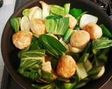 栄養満点!うずらin鶏団子バルサミコ炒め作り方8写真