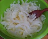 新玉ねぎの塩昆布ごま油和え♪作り方2写真