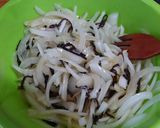 新玉ねぎの塩昆布ごま油和え♪作り方3写真