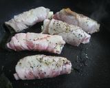 筍の豚肉巻き作り方6写真