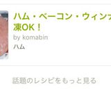 ハム・ベーコン・ウィンナーは冷凍OK！作り方3写真