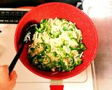 ピーマンとエノキダケの小鉢作り方4写真