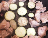 油不使用！鳥もも肉となすのみぞれ煮作り方3写真