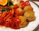 お弁当に簡単*味付き肉団子作り方4写真