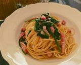 ベーコンとほうれん草の和風パスタ❤作り方6写真