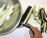 茹でナスの薬味ソースかけ♪簡単作り方2写真
