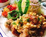 梅酢チキン南蛮と梅干しタルタル作り方16写真