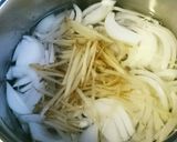 ごぼう&豆腐入り 新玉ねぎの味噌汁作り方5写真