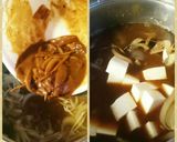ごぼう&豆腐入り 新玉ねぎの味噌汁作り方8写真