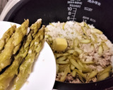旬★節約★簡単【アスパラと豚肉のピラフ】作り方6写真
