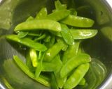 絹さやの卵とじ作り方1写真