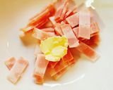 ♡ベーコン&茗荷の塩バターご飯♡作り方2写真
