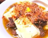 ご飯のおかず☆鰹節香る肉豆腐作り方6写真