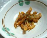 尾道名物　イカ天焼きを裂きイカで作り方4写真