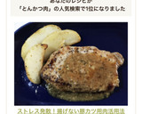 ストレス発散！揚げない豚カツ用肉活用法作り方10写真