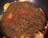 素麺とカレーの余り物で焼きチーズカレー作り方2写真