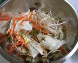ハート焼きそば作り方2写真