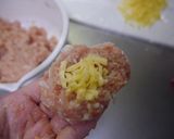 大葉で包んだチーズin鶏つくね作り方4写真