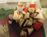 しょうがとごま油香る♡麵つゆで筑前煮♡作り方2写真