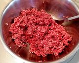 【絶品簡単】チーズINハンバーグ作り方1写真