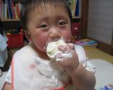 蒸しパンde★一歳のお誕生日ケーキ★作り方5写真