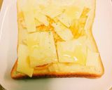 簡単☆朝食☆ハニーチーズポテチトースト作り方2写真
