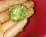 鶏肉とれんこんの抹茶揚げつみれ♪作り方3写真