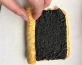 お弁当に！ぐるぐる海苔入り卵焼き作り方5写真