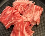 豚バラの、トンテキソース炒め！作り方5写真