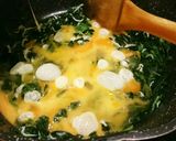 簡単◎5分で◎冷凍青菜としらすの卵とじ作り方5写真