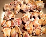 簡単！照り焼きチキンと温泉卵の親子丼♡作り方1写真