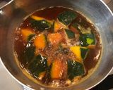 南瓜の煮物＊鳥ひき肉のそぼろあんかけ作り方4写真