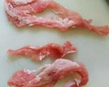 肉のこま切れの破片を形成作り方1写真