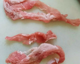 肉のこま切れの破片を形成作り方1写真