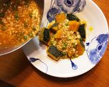 南瓜の煮物＊鳥ひき肉のそぼろあんかけ作り方8写真