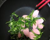 お魚ソーセージとピーマンの炒め物作り方2写真