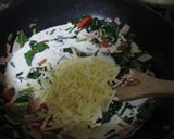 塩チーズの野菜たっぷりクリームパスタ作り方2写真