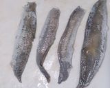 アイナメの皮とみょうがの和え物作り方1写真