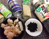 簡単【ワカメとシーフードの鶏がらスープ】作り方1写真