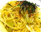筍とフキの春の和風パスタ作り方5写真