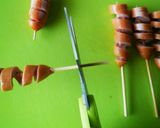 お弁当＊焼肉＊BBQ＊ぐるぐるウィンナー作り方8写真
