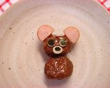 ミートボールのクマさん（キャラ弁おかず）作り方6写真