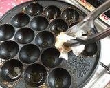 たこ焼き機で肉団子作り方5写真