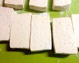 節約ヘルシー♪豆腐のテリマヨベーコン巻き作り方1写真