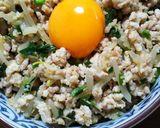【ｱﾚﾝｼﾞﾒﾆｭ-】鶏塩まぜそば作り方6写真