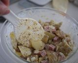 焼き豚と新玉葱のマスタードポテトサラダ♪作り方8写真